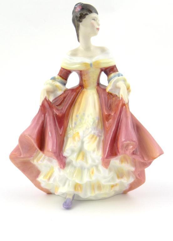 Royal Doulton china figurine - Southern Belle : For Condition Reports Please visit www.