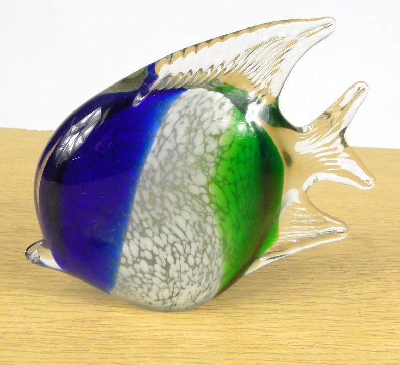 Murano style colourful glass fish : For Condition Reports Please visit www.eastbourneauction.com