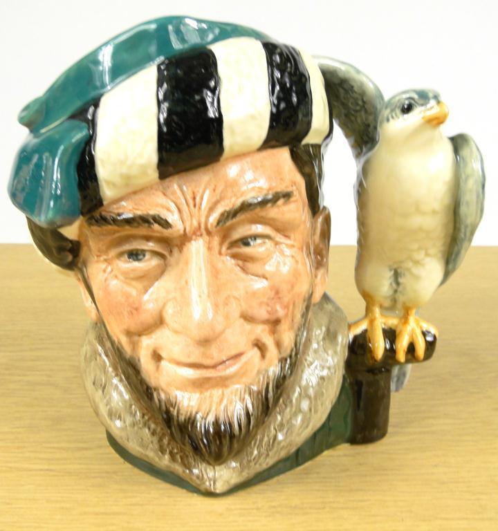 Large Royal Doulton Toby jug - The Falconer : For Condition Reports Please visit www.