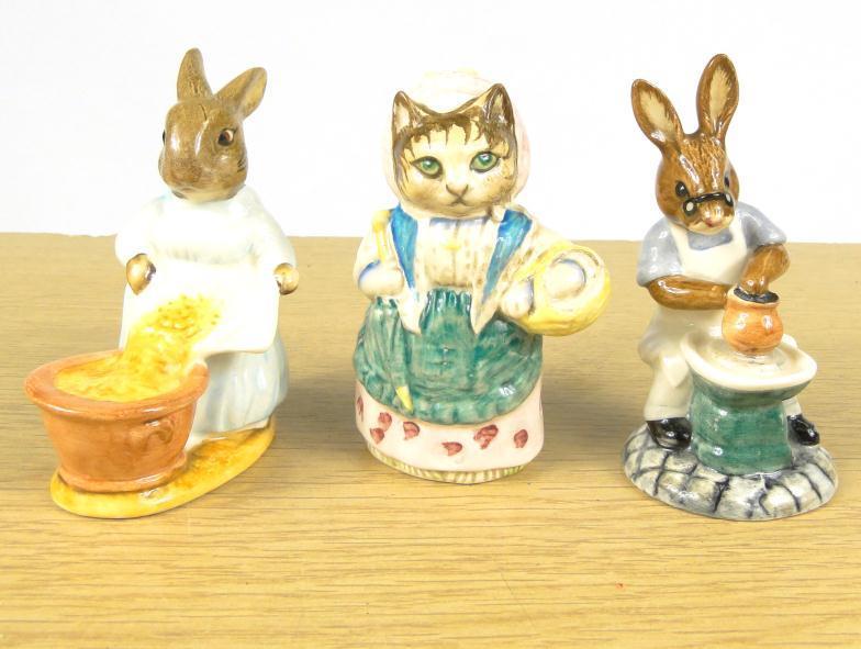 Two Royal Albert Beatrix Potter figures - Cousin Ribby and Cecily Parsley and a Royal Doulton