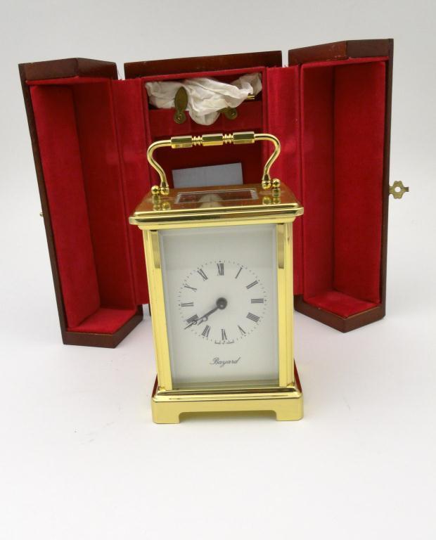 Cased brass carriage clock : For Condition Reports Please visit www.eastbourneauction.com