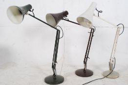 A 1960's Herbert Terry anglepoise lamp together with another bearing stamp for the Anglepoise