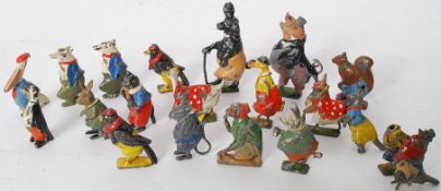 A set of vintage Williams Britains Cococub lead figurines, made for Cadburys. Depicting various