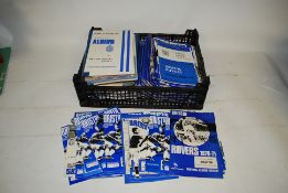 A large collection of vintage (1970's) Bristol Rovers football programmes, including some in