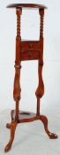 An antique style mahogany cravat / wig stand. 87cm tall.