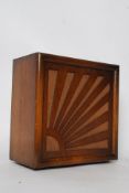A 1930's Art Deco vintage Ormond Deluxe hi-fi loudspeaker with striking sunburst fretwork panel to
