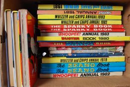 A collection of annuals to include Daily Express Rupert ( 1966, 1967 & 1962) along with a quantity