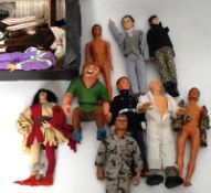 A collection of vintage boys action figures / dolls to include Action Man, Strike Force, Disney