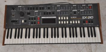 A good quality and rare 1980's Kawai electronic polyphonic synthesizer SX-210