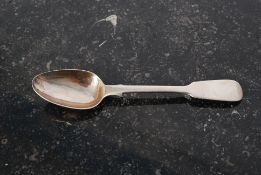 Early 19th century silver spoon. Good clear hallmarkrs for London 1838, maker I.L. over H.L for John