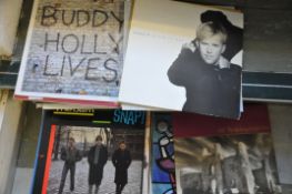 A good collection of records including Buddy Holly lives, The Jam and others