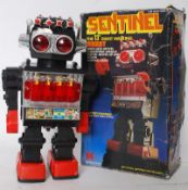 A Kamco Sentinel walking robot boxed