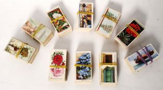 A collection of cigarette cards to include Wills, all complete sets: Garden Flowers, Life In The