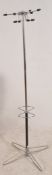A vintage retro atomic / sputnic chrome hat / coat stand by Anthe, England
