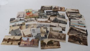 A collection of postcards from early 20th century onwards, largely of church views, English and