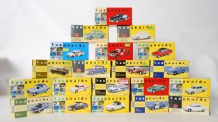 A collection of Vanguards diecast model cars to include box numbers VA06702, VA1001, VA13001,