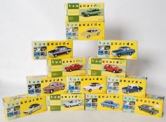 A collection of Vanguards boxed diecast toy model cars, comprising of 13 models: VA11306 VA54000