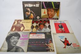 8 x vinyl record lp`s by Sarah Vaughan. various years and conditions