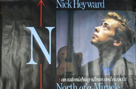 Music Memorabilia. An unframed oversized large `Nick Heywood` music poster for the new album /