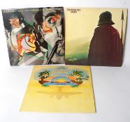 RECORDS: 3 x Wishbone Ash Double Live Dates Album MCSP254, vg+ / vg+, Argus MCG 3510 vg / vg+, No