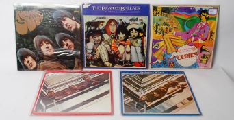 The beatles Rubber soul sw2442, Red and Blue album, The Beatles Ballads and a Collection of Oldies