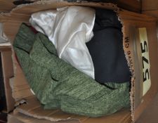 A quantity of vintage clothes to include tops, jackets etc.