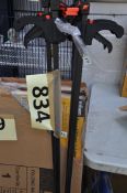 Tools: Four 48" lock clamps