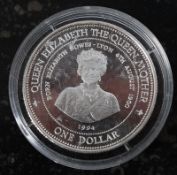 Barnados 1994 $1 silver proof coin