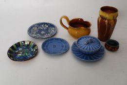 A selection of Cornish pottery to include Baron of Barnstable, Fishly and others.