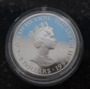 A 200th anniversary of the wreck Cayman islands 1974 - 1994 silver proof coin.