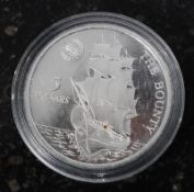 Niue the bounty  1992 $5 silver proof coin