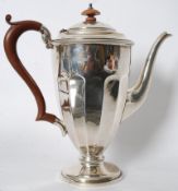 An Alexander Clarke & Co silver coffee pot weighing 14.6 Oz