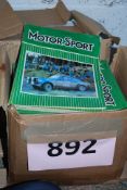 A large quantity of 1960's + Motorsport magazines (x2 boxes)
