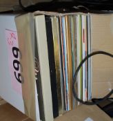 3 boxes of vintage vinyl LP records to include Frank Sinatra, Vera Lynn, Louis Armstrong, The