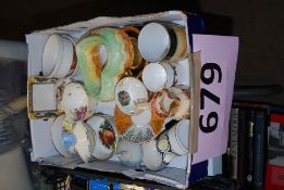 A mixed lot of china to include Crown Ducal Ware, Staffordshire, Tiffany & Co etc