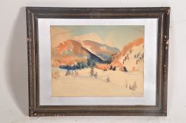 A collection of watercolours to include continental scenes, unframed, the artist signature being