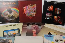 25 x vinyl records to include Cat Stevens, barclay james, jethro Tull, Santana and more. Various