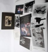 Bernard Lansky - Tailor to Elvis Presley. A signed and mounted autographed photograph of Lansky with