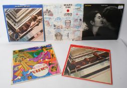 3 x The beatles, Oldies, 1962-1966, 1967-1970 along with Lennon Shaved Fish and Double Fantasy.