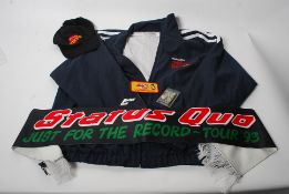 A Status Quo Just doin it live tour Jacket (large), Just for the record 93 Tour scarf, Rifts