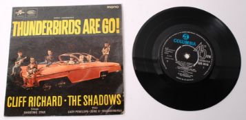 Thunderbirds are Go Cliff Richard. The Shadows SEG 8510 vg(discolouring and spotting to rear) / ex+