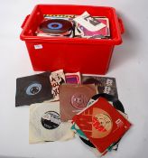 Collection of 45's to include several artists and genres approx 200 singles to include roxy Music,