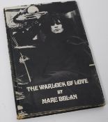 A First Edition copy of  'The Warlock of Love, ' 1969 printed by Latimer Trend and Co Plymouth, By