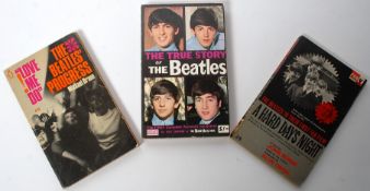 BEATLES BOOKS: A Hard Days Night, The True Story of The Beatles, Love Me Do By Michael Brawn, all