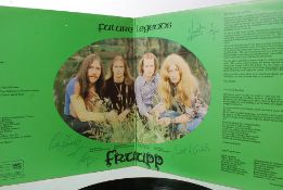 RECORD: Fruupp " Future Legends " being signed by all the band to inner of Gatefold, ex - ex