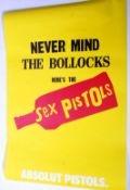 SEX PISTOLS: A 2002 concert / gig advertising poster for the punk bands' 2002 Crystal Palace gig,