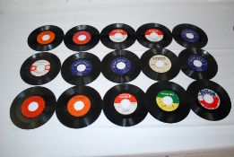 Fifteen 7" Vinyl Reggae singles from the 1960's, various artists and labels. See illustrated.