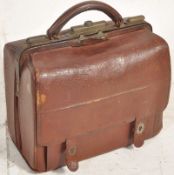 A good 1950's faux crocodile skin ladies vanity suitcase having clasps to front with good lined