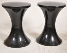 2 retro plastic Tam Tam stool designed originally by H. Massonnet for Branex Design