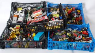 A large quantity of diecast toy cars to include Matchbox, Corgi and many others. Quantity = 5